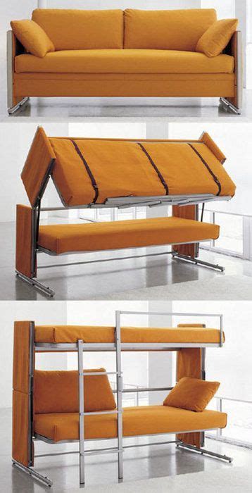 Couch Bunk Beds Crazy Transforming Sofa Goes From Couch To Adult Size