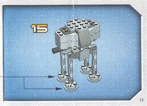 Lego 4489 Mini At At Instructions Star Wars Mini