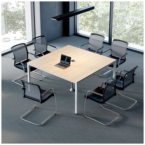 Bn Easy Space Rectangular Conference Tables Square Legs Meeting