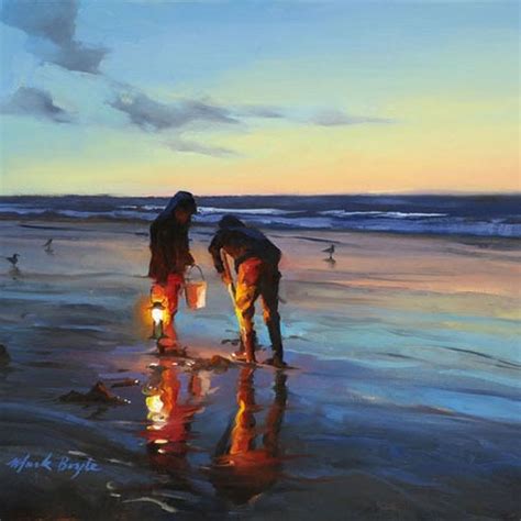 Beautiful Oil Paintings By Mark Boyle Amusing Planet Beach Painting