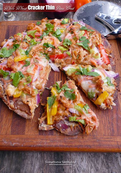 Maybe you would like to learn more about one of these? Crunchy Whole Wheat Cracker Thin Pizza Crust | Sumptuous ...
