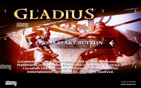 Gladius Sony Playstation 2 Ps2 Editorial Use Only Stock Photo Alamy