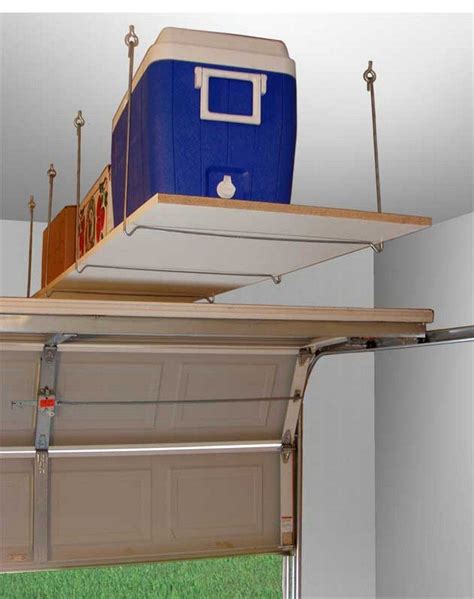 Ceiling garage storage can be preserved based on diy ideas. DIY Garage Ceiling Storage | The Owner-Builder Network