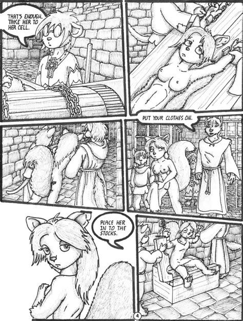 Rule Anthro Bondage Bound Breasts Comic Faithry Female Hindpaw Monochrome Nipples Nude Paws