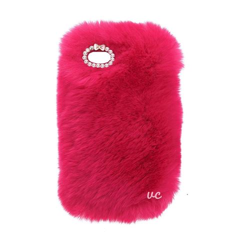 Cozy Fur Phone Case Hot Pink Iphone Cases Custom Iphone Cases Hot Pink