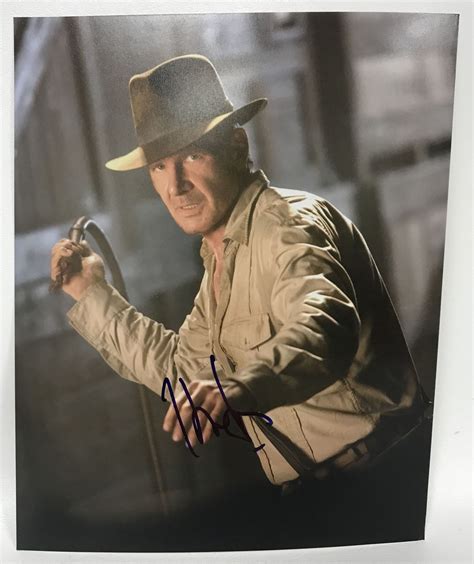 Aacs Autographs Harrison Ford Autographed Indiana Jones Glossy X