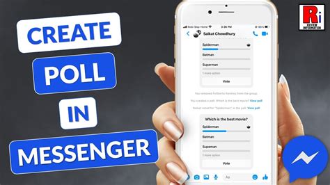 How To Start A Poll On Messenger 2020 - PUSBE
