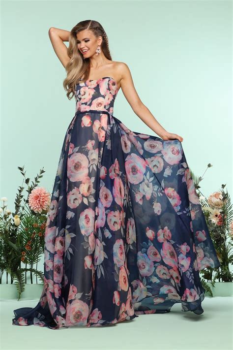 The Perfect Blooms Floral Evening Dresses Long Summer Dresses