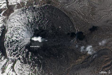 Plume From The Karymsky Volcano Natural Hazards