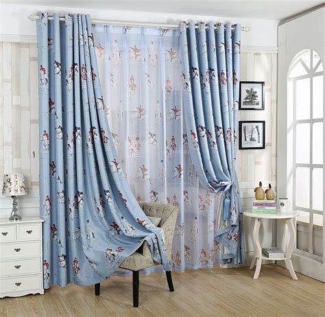 The British Style Shade Cloth Curtain Cartoon Knight Curtains Horse