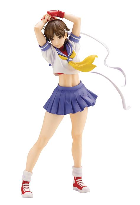 buy kotobukiya sakura street fighter round 2 bishoujo 22 cm figures static figuresstatic