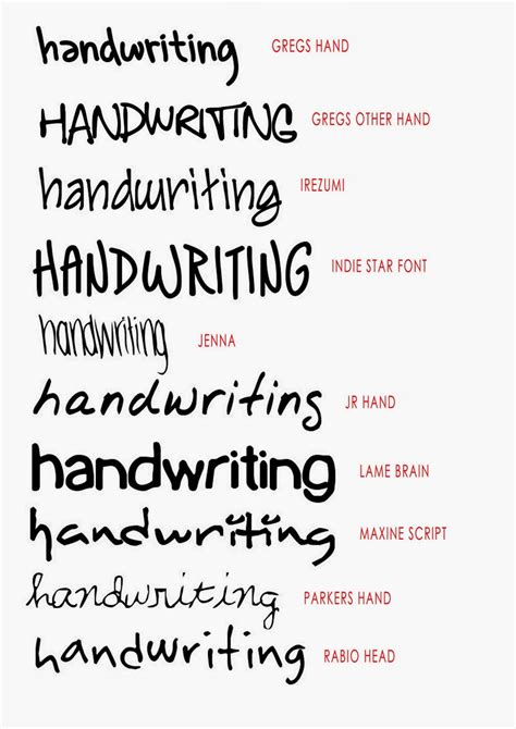 Handwriting Font | Hand Writing