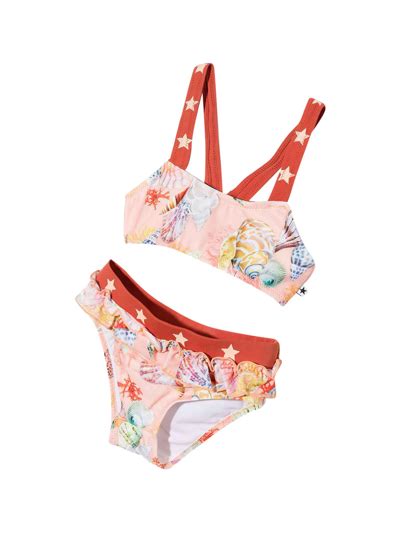 Molo Kids Naila Sea Treasures Girls Bikini In Multicolor Modesens