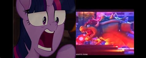 Bowser Roars And Scares Twilight Sparkle By Disneyponyfan On Deviantart