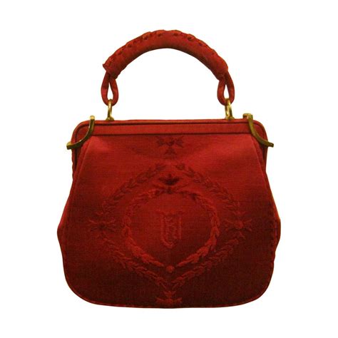 1960s Roberta Di Camerino Vintage Red Handbag At 1stdibs