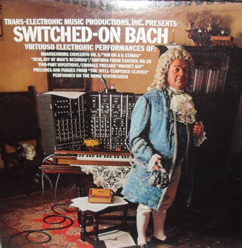 Switched On Bach Moog Synthesizer Wendy Carlos Synthesizer
