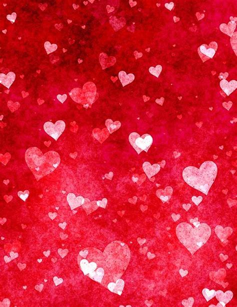 Red Hearts Texture Photography Backdrop For Valentines Day J 0264