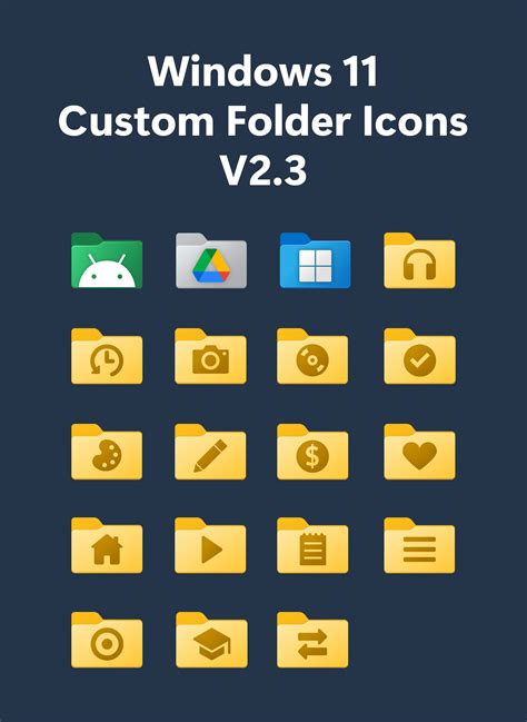 Folder11 Custom Folder Icons For Windows 11 Rwindowsmodding Mobile