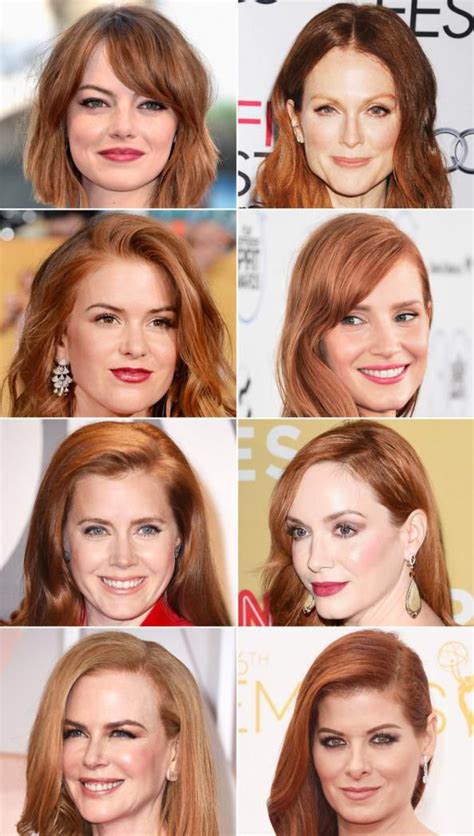 Hollywood Red Heads Nautral Or Dyed Hair Instyle