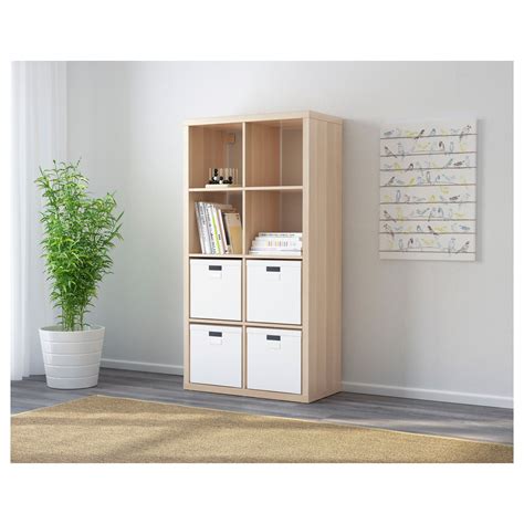 Make your kallax look extra nice and serve a more practical function! Ikea Kallax 8 Cube Storage Bookcase Rectangle Shelving Unit Various Colours | eBay