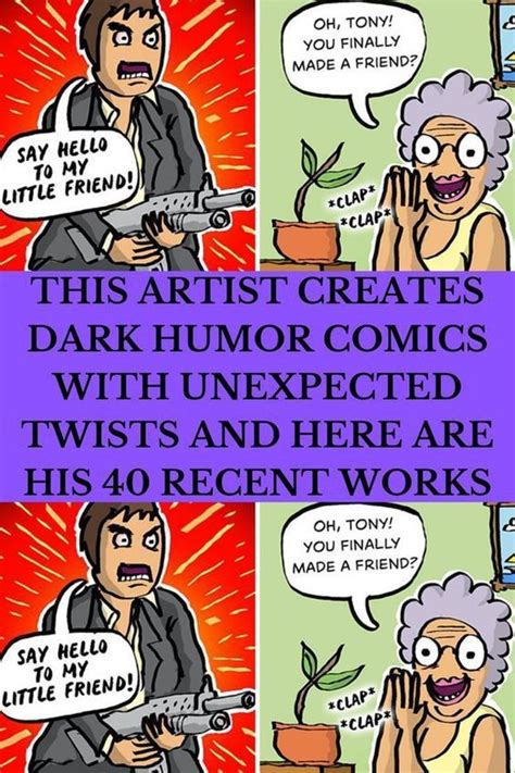 This Artist Creates Dark Humor Comics With Unexpected Twists And Here Are His Recent Works