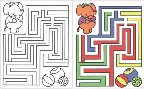Desde el escondite inglés hasta la rayuela pasando por el juego del pañuelo. 10 labirintos para imprimir, colorir e jogar - Innatia.com