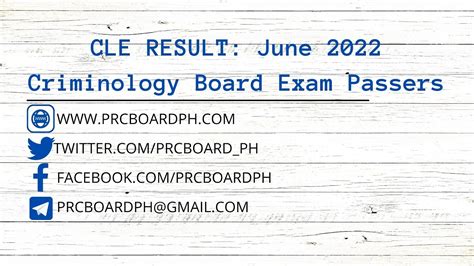Cle Result June Criminology Board Exam Passers