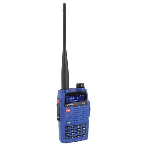 Rugged V3 Handheld Radio With Mount Jumper Cable And Long Range