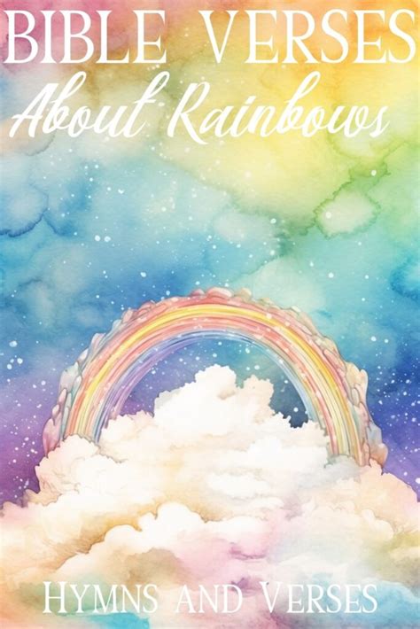 Bible Verses About Rainbows Hymns And Verses