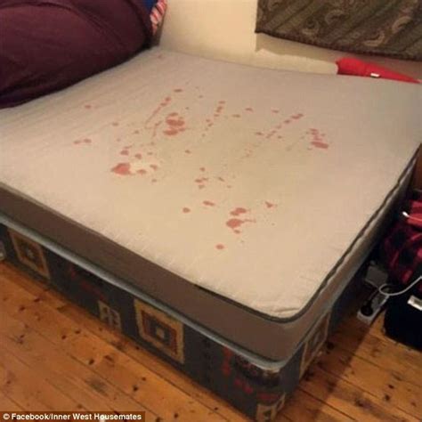 Nsw Woman Advertises A Mattress Covered In Red Stains Daily Mail Online
