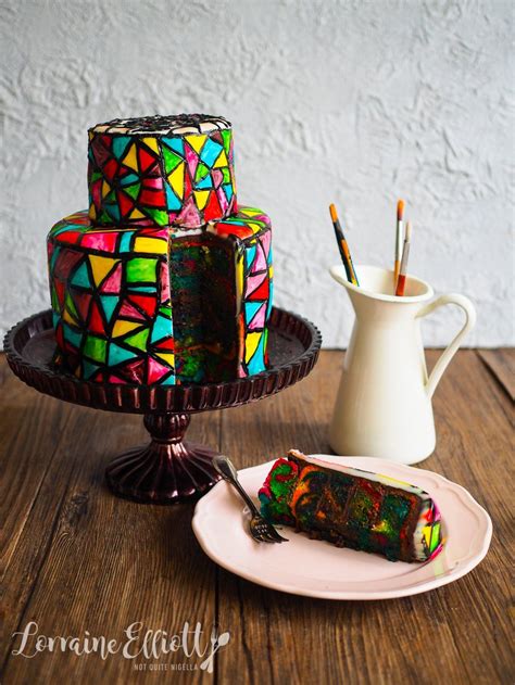 Stained Glass Cake Recipe Lemon And Coconut Cake Cake Glass Cakes