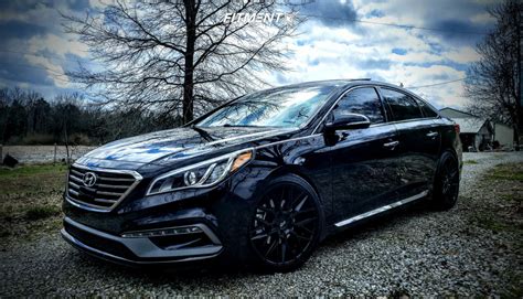 The 2015 hyundai sonata is ranked #3 in 2015 affordable midsize cars by u.s. Wheel Offset 2015 Hyundai Sonata Tucked Stock | Fitment ...