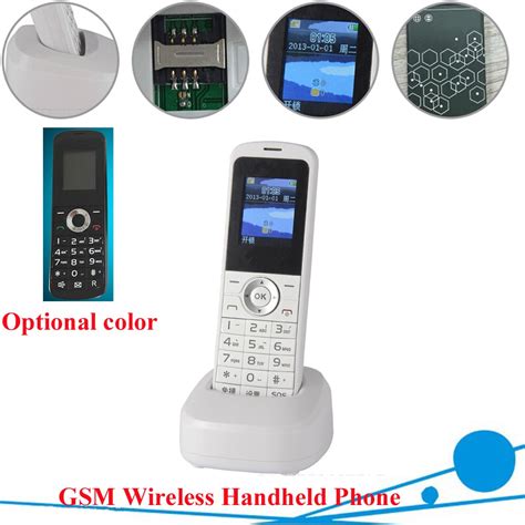 Gsm 9001800mhz Cordless Landline Phone Colorful Scrtelephone With Sim