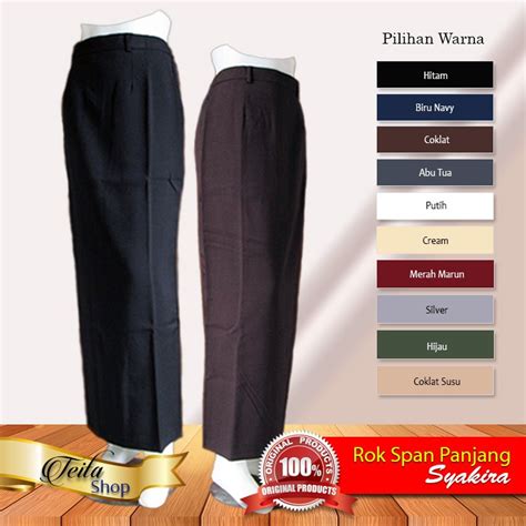 Aula upt perpus, kampus a unj. Rok Span Panjang JUMBO XXXL 5L Syakira Muslimah Untuk ...