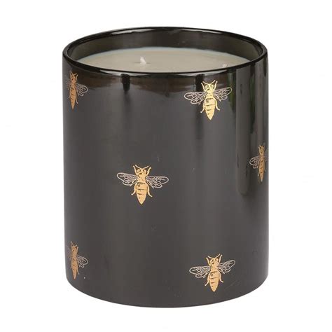 Large Black Bee Candle On Ahalife Bee Candles Designer Candles