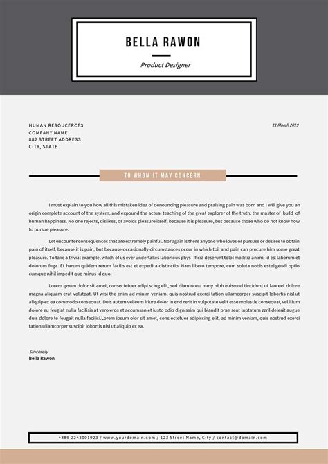 Microsoft Word Cover Letter Template To Download In Word Format