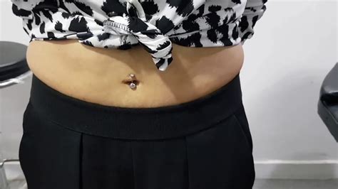 Navel Piercing Belly Button Piercing In India Done By Ashok From Mirage Tattoos Dwarka Delhi