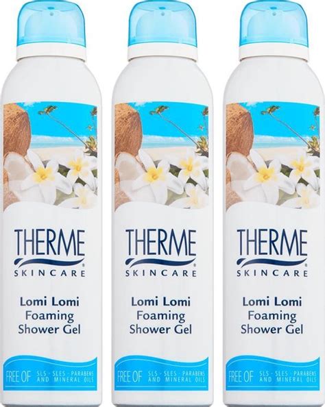Therme Lomi Lomi Foaming Shower Gel Voordeelverpakking 3 X 150 Ml