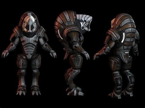 Urdnot Wreav Armor Art From Mass Effect 3 Mass Effect 3 Characters Sci