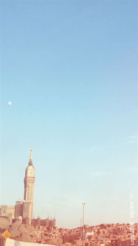 Free Download Iphone Background Makkahs Clock Tower And Skyline Mecca