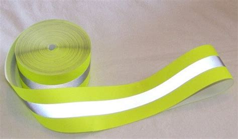 Items Similar To 2 Inch Yellow Reflective Tape Sew On 10 Yards On Etsy