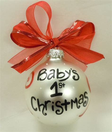 Babys 1st Christmas Personalized Ornaments Babys 1st Christmas