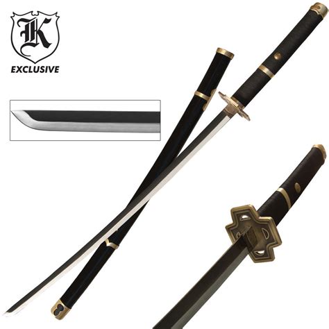 Anime Adventure Inspired Samurai Katana - Black & Bronze ...