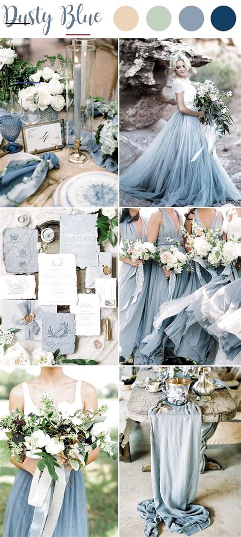9 Ultimate Dusty Blue Color Combinations For Wedding Dusty Blue Wedding
