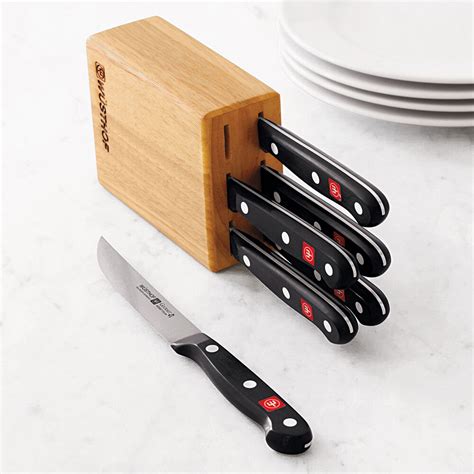 Wüsthof Gourmet 7 Piece Steak Knife Block Set Sur La Table