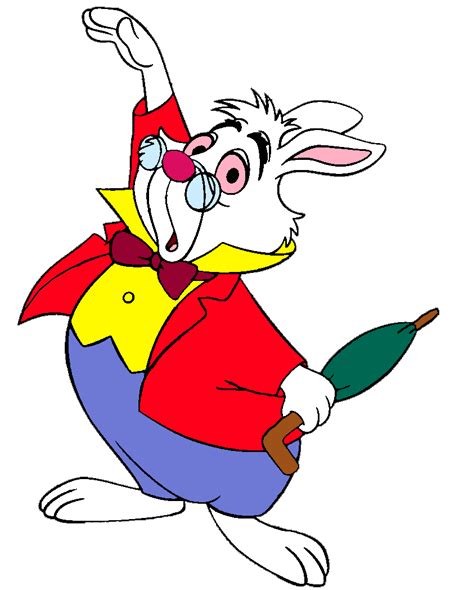 The White Rabbit Clip Art Alice In Wonderland Rabbit Alice In