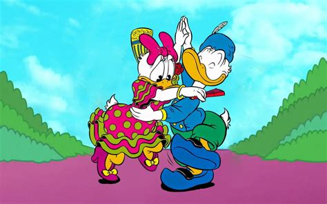 Daisy Duck Wallpaper Donald Duck And Daisy Duck Romantic Evening My