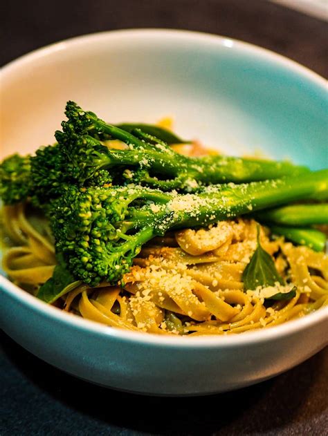 Garlic Lemon Parmesan And Broccolini Pasta Recipe