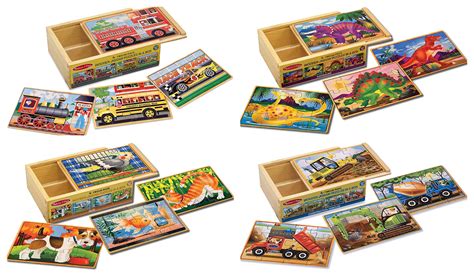 Melissa And Doug 4 In 1 Wooden Jigsaw Puzzles For Only 899 Was 1199