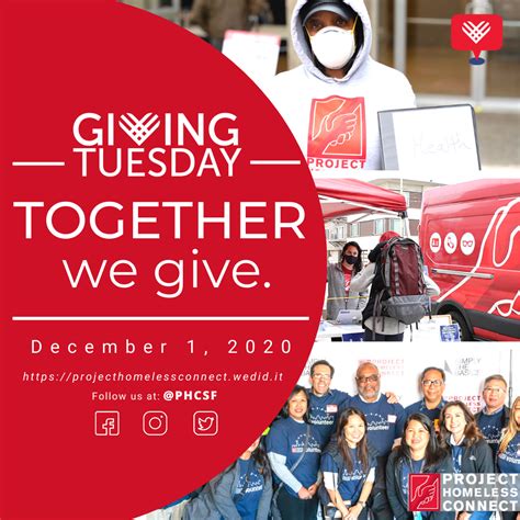Givingtuesday Is Fast Approaching Project Homeless Connect